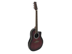 DiMavery RB-300 Roundback Gitarr - Röd