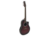 DiMavery RB-300 Roundback Gitarr - Röd