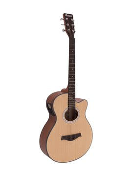 DiMavery AW-400 västerländsk gitarr - naturlig