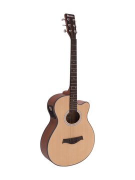 DiMavery AW-400 västerländsk gitarr - naturlig