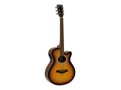 DiMavery AW-400 Western Guitar - Sunburst