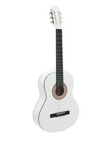 DiMavery AC-303 klassisk gitarr, vit