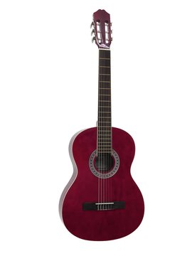 DiMavery AC-303 klassisk gitarr, röd