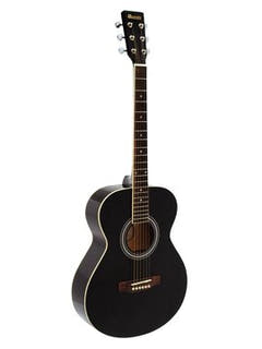 DiMavery AW-303 Western Guitar - Sort