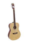 DiMavery AW-303 västerländsk gitarr - naturlig