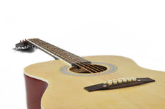 DiMavery AW-303 västerländsk gitarr - naturlig