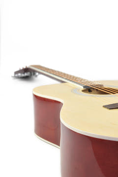 DiMavery AW-303 västerländsk gitarr - naturlig