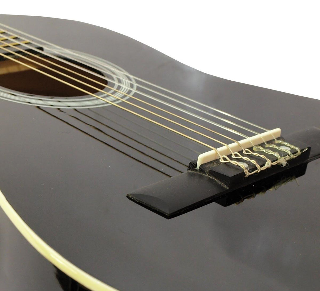 DiMavery AC-303 klassisk spansk gitarr 1/2 (svart)