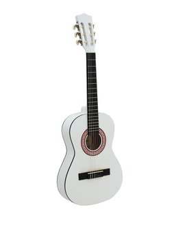 DiMavery AC-303 Klassisk Gitarr 1/2, Vit