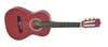 DiMavery AC-303 klassisk spansk gitarr 1/2 (röd)