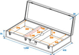 DiMavery Flightcase för El-Bas, rektangulär 
