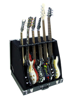 DiMavery Stativ för 6 gitarrer