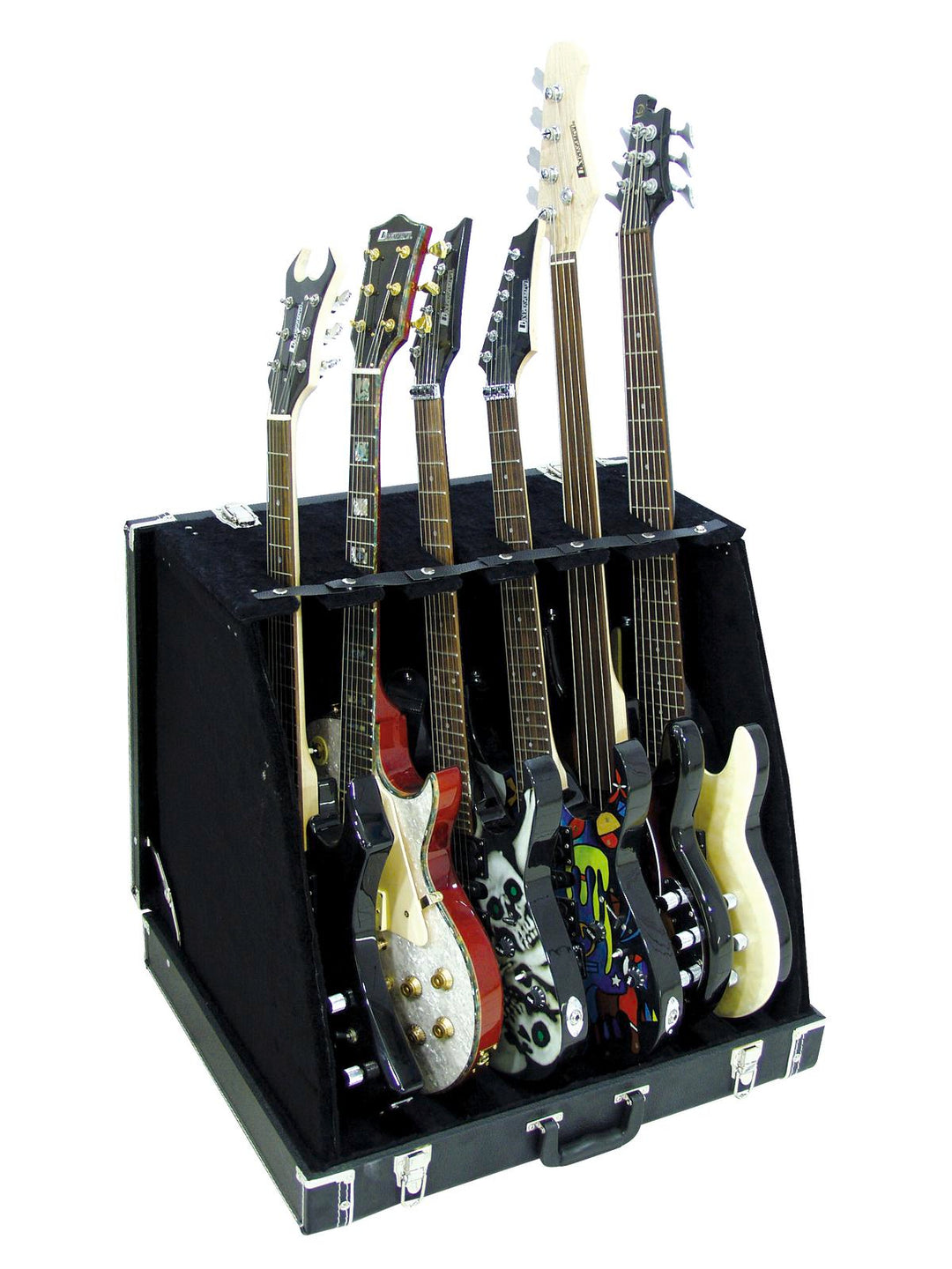 DiMavery Stativ för 6 gitarrer