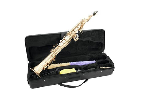 DiMavery SP-10 Bb Sopransaxofon, guld