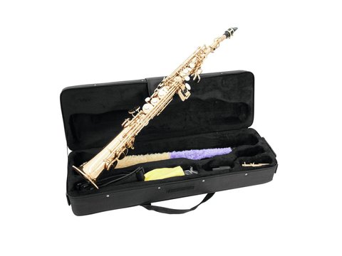 DiMavery SP-10 Bb Sopransaxofon, guld