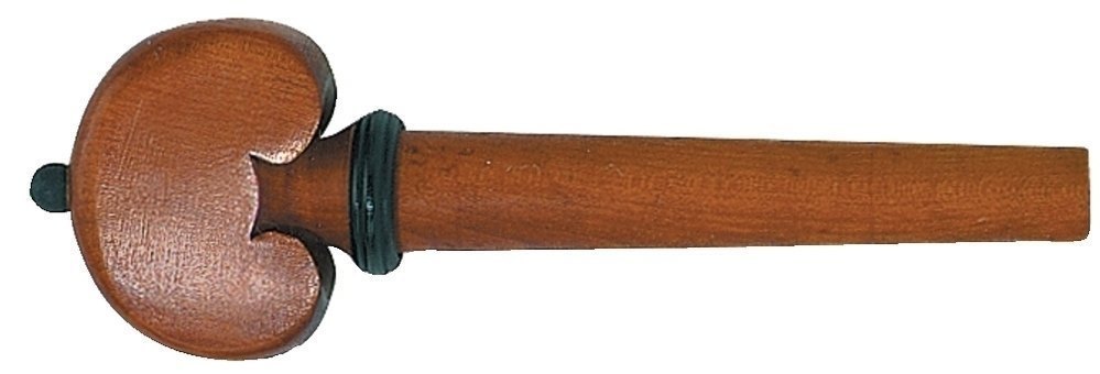 GEWA Hill-viola­skruvar, buxbom, hjärta, svart knapp och ring, kraftiga