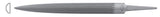 F.Dick halvrund precisionsfil (cabinet file), 200 mm, huggning 3
