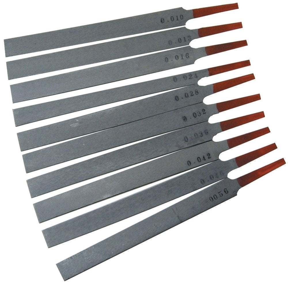 Hosco japanska nutfilar, set med 10 från .010" till .056"