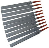 Hosco japanska nutfilar, set med 10 från .010" till .056"