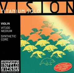 Thomastik-Infeld Fioler-strängar Vision Titanium solo syntetisk kärna - Medium (VIT100)