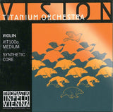 Thomastik-Infeld Fiolersträngar Vision Titanium orchestra syntetisk kärna - blankt stål (VIT01o)
