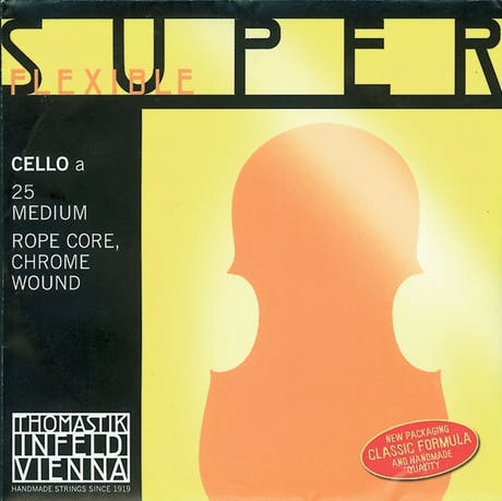 Thomastik-Infeld Cellos-strängar Superflexible vajerkärna - Medium (25)