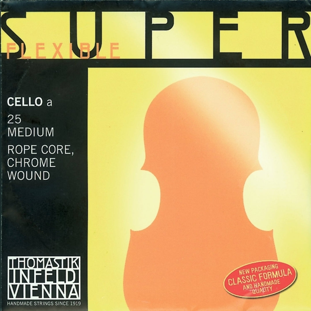 Thomastik-Infeld Cellos-strängar Superflexible vajerkärna - Medium (25)
