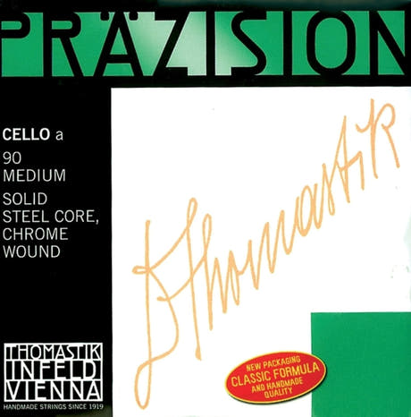 Thomastik-Infeld Cellos-strängar Precision stål massiv kärna - Medium (90)