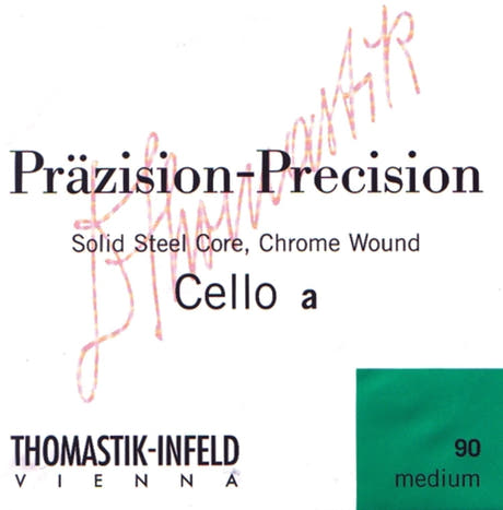 Thomastik-Infeld Cellos-strängar Precision stål, massiv kärna - D 3/4 (805)