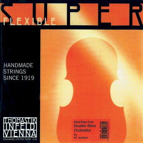 Thomastik-Infeld kontrabassträngar Superflexible flätad stålkärna - H/B (41)
