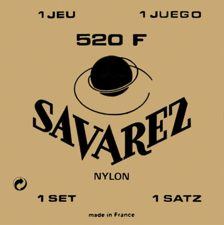 Savarez Strängar för klassisk gitarr Traditional concert 520 - Set normal G3w (520F)