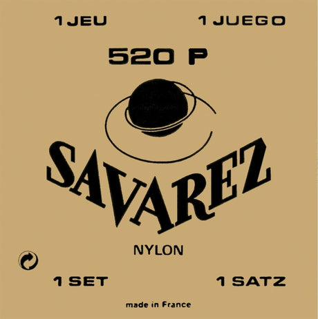 Savarez strängar för klassisk gitarr Traditional concert 520 - Set normal H/B2 + G3 w (520P)