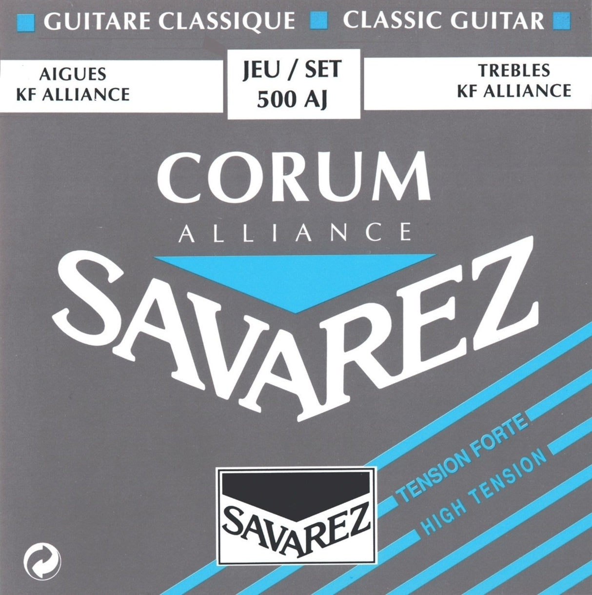 Savarez strängar för klassisk gitarr Alliance Corum - Set hög (500AJ)