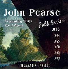 Thomastik-Infeld John Pearse Folk PJ16 sträng E1 .016, flatwound