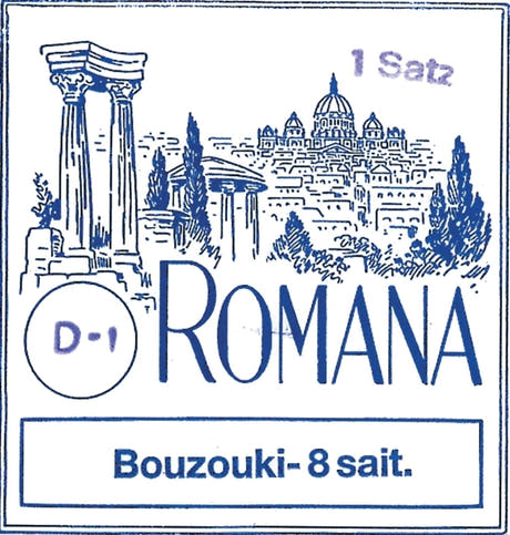 Romana bouzouki-strängar - set (8-strängad)