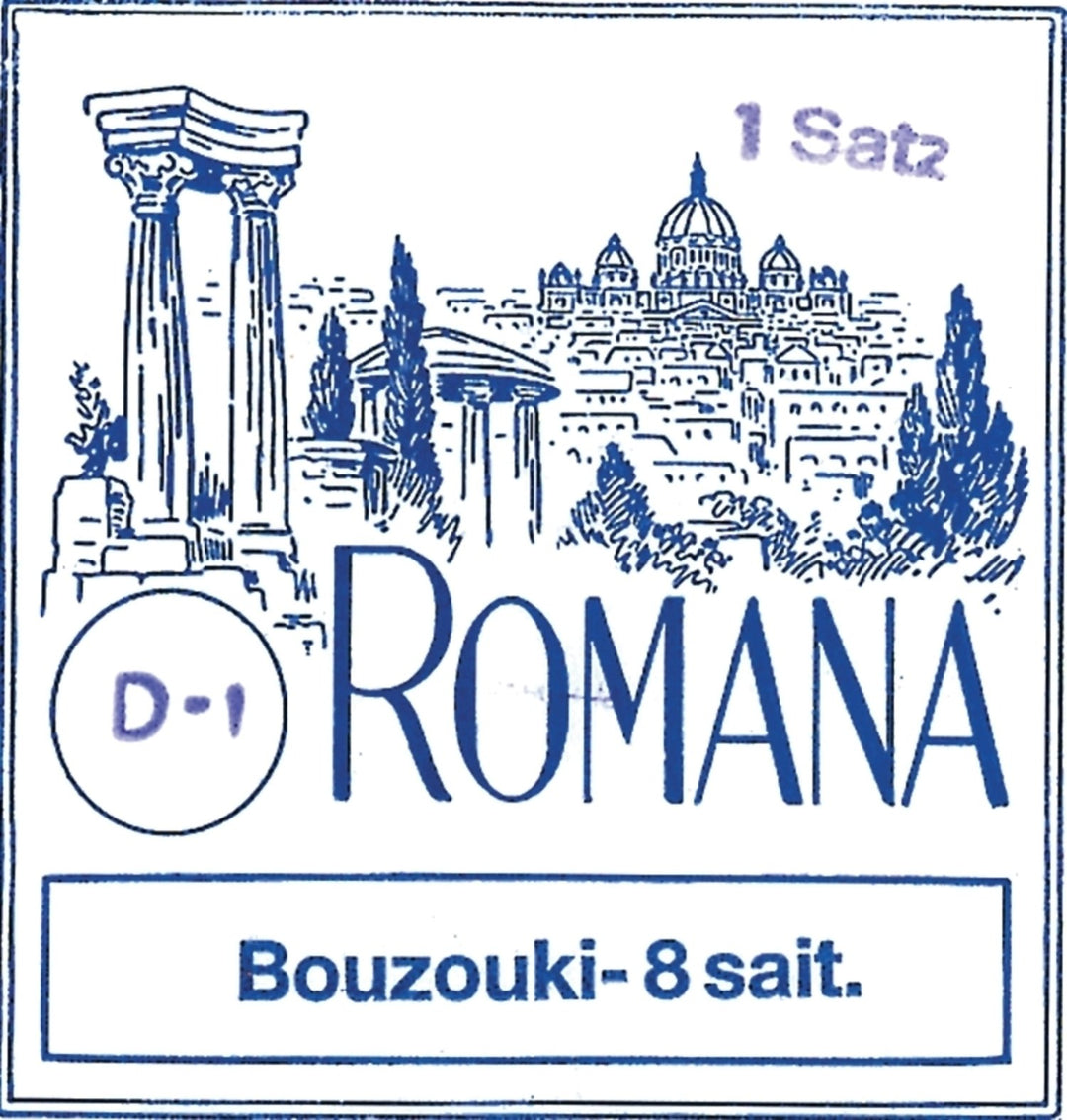 Romana bouzouki-strängar - set (8-strängad)