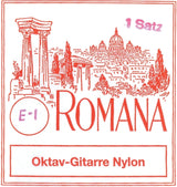 Romana oktavgitarrsträngar - Set nylon