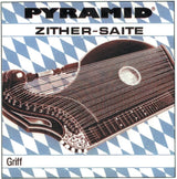 Pyramid strängar för cittra greppbrädesträngar, München-stämning - set (D-Bronze) (590.300)