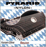 Pyramid-strängar för cittra i nylon. Konsertcittra – set (602/Bg.)