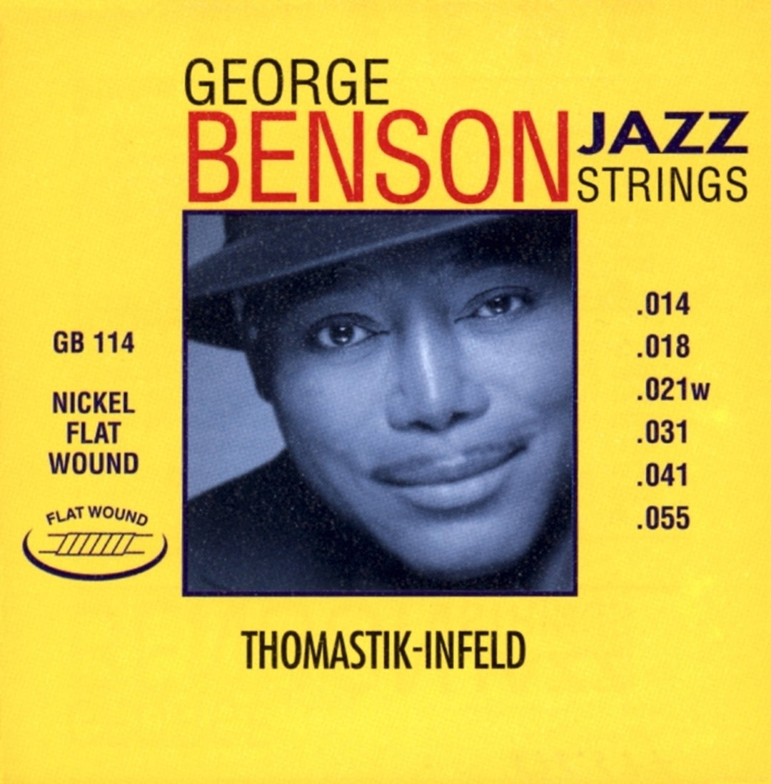 Thomastik-Infeld strängar för elgitarr George Benson Jazz Gitarrer - E6 .055fw (GB55)