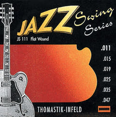 Thomastik-Infeld strängar för E-guitar Jazz Swing Series Nickel Flat Wound - set 011 flatwound (JS111)
