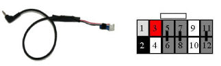 29-007 Lead rattadapter för Pioneer