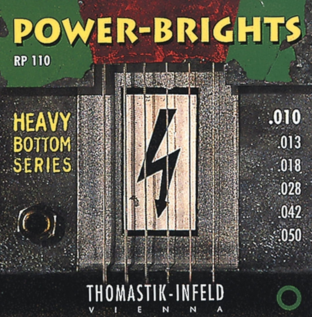 Thomastik-Infeld strängar för elgitarr Power Brights Series - set 010 heavy (RP110)