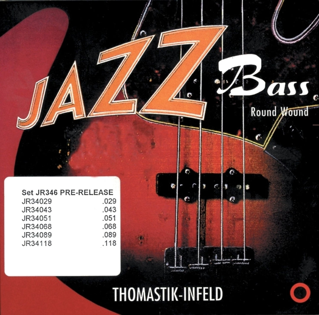 Thomastik-Infeld E-Bass-strängar Jazz Bass series nickel round wound roundcore - Set (JR324)