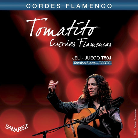 Savarez strängar för klassisk gitarr Flamenco - Set hög (T50J)