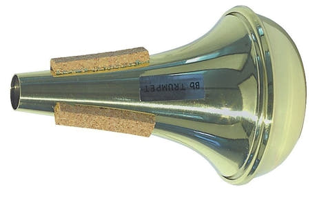 Tom Crown straight-sordin för trumpet, gul mässing