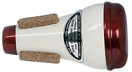Humes & Berg Pixie 112 sordiner för trumpet, röd och vit