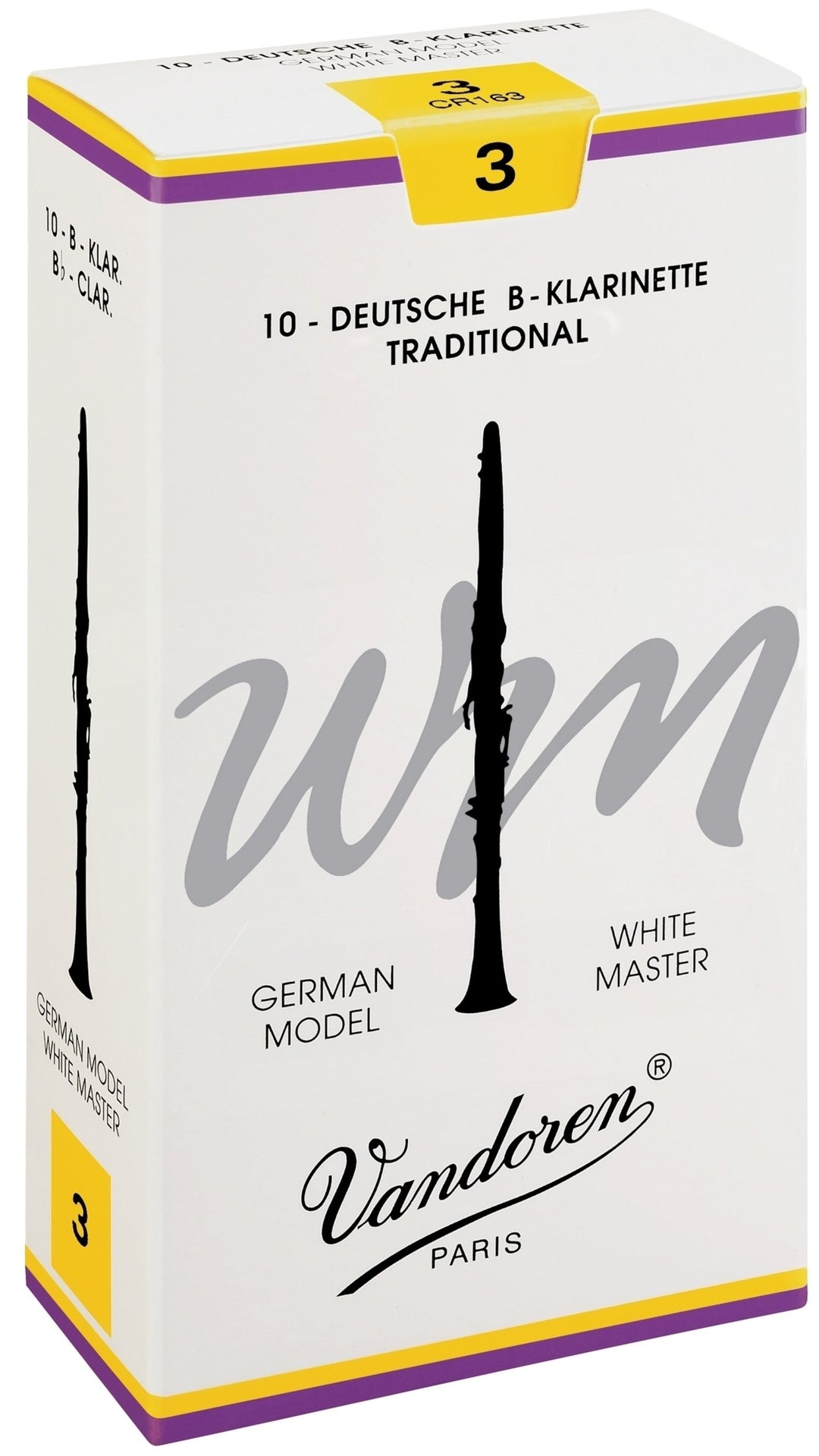 Vandoren Rörblad Bb-klarinett White Master - 3