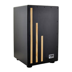 V-TONE Cajon med väska (svart)