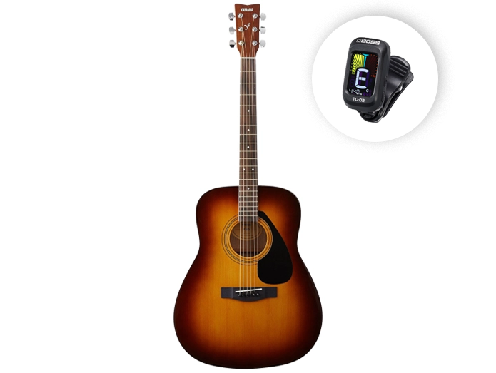 Yamaha F310 folkgitarr ( Tobacco Brown Sunburst + Free Tuner)